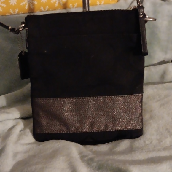 COACH Black/Pewter Crossbody - Picture 3 of 12
